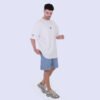#HEXLOGO Core Oversized T-Shirt – Antique White | STERGA