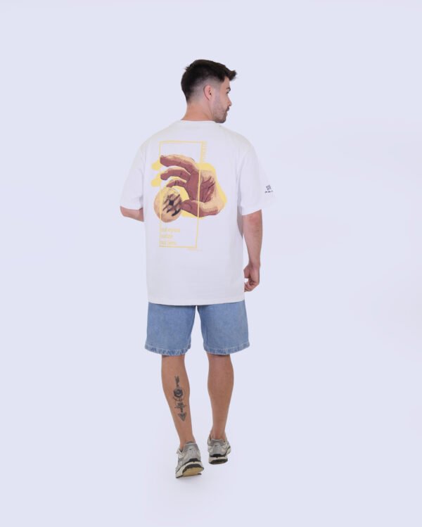 #RRR Core Oversized T-Shirt – Bright White | STERGA