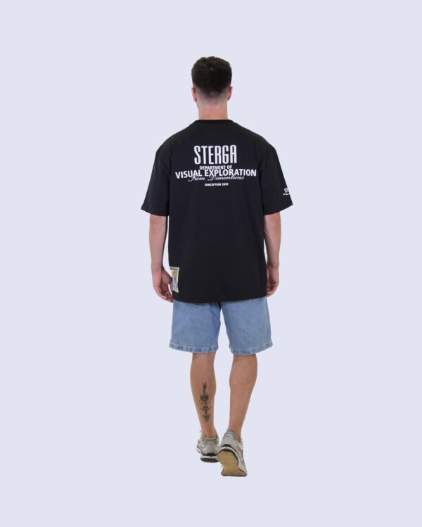 #VISUALEXP Core Oversized T-Shirt – Jet Black | STERGA