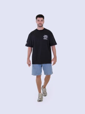 #STERGABRAIN Core Oversized T-Shirt – Jet Black | STERGA
