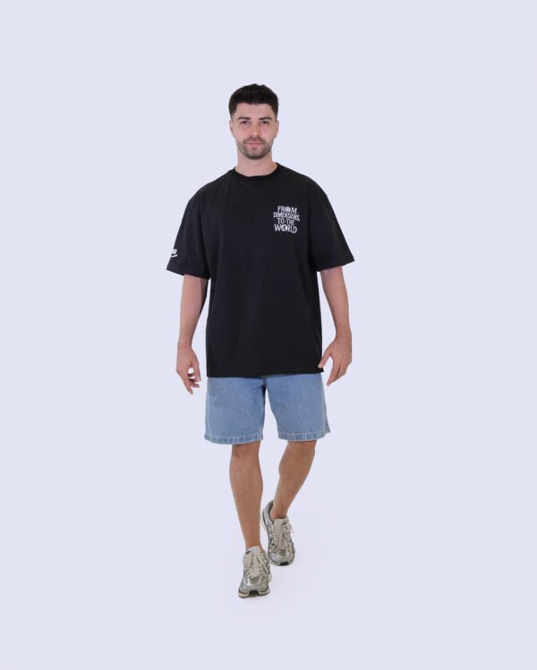 #STERGABRAIN Core Oversized T-Shirt – Jet Black | STERGA