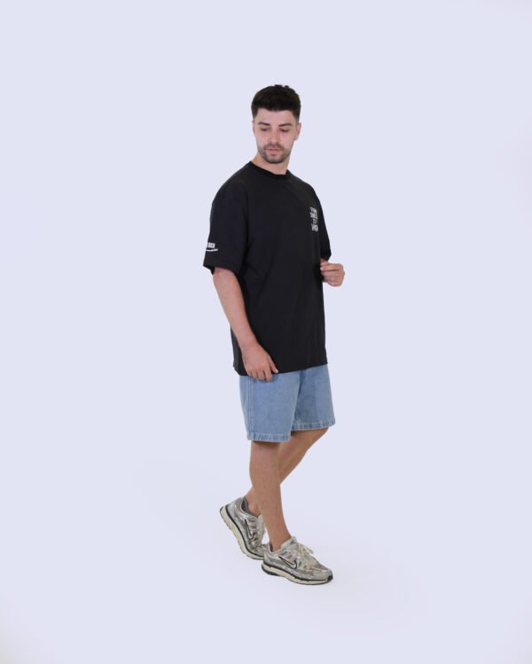 #STERGABRAIN Core Oversized T-Shirt – Jet Black | STERGA