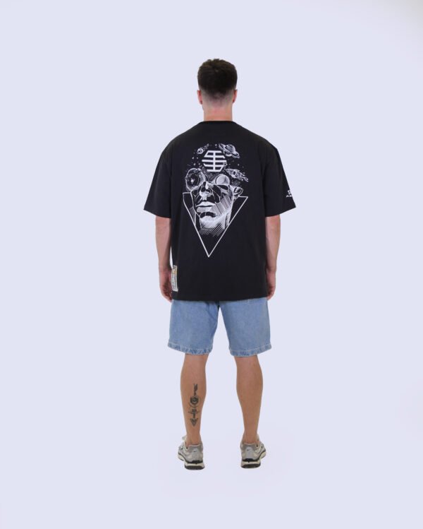 #STERGABRAIN Core Oversized T-Shirt – Jet Black | STERGA