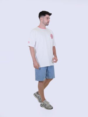 #STERGACICH Core Oversized T-Shirt – Antique White | STERGA