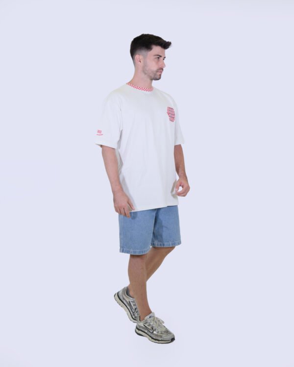 #STERGACICH Core Oversized T-Shirt – Antique White | STERGA