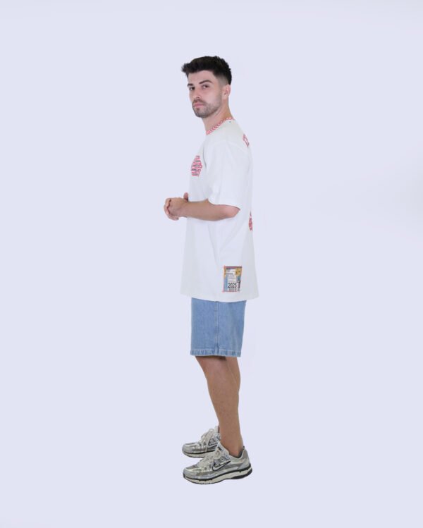 #STERGACICH Core Oversized T-Shirt – Antique White | STERGA