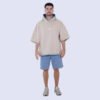 #TOODIE Strip Core Oversized Hoodie – Taupe | STERGA